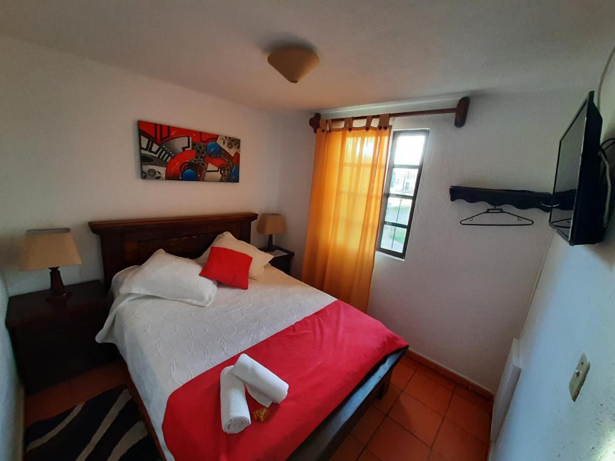 Aparta Hotel El Refugio De Maria Villa de Leyva Bagian luar foto